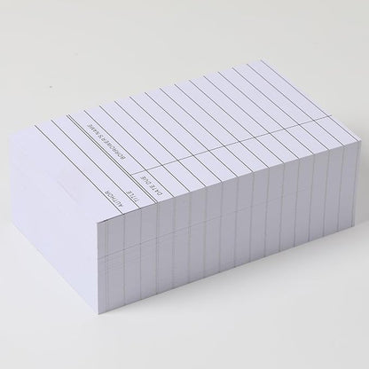 Library Cards, Checkout Catalog Book Card,Library Checkout Index Cards, Due Date NoteCards for Record Keeping (3x5 in,300 Count)
