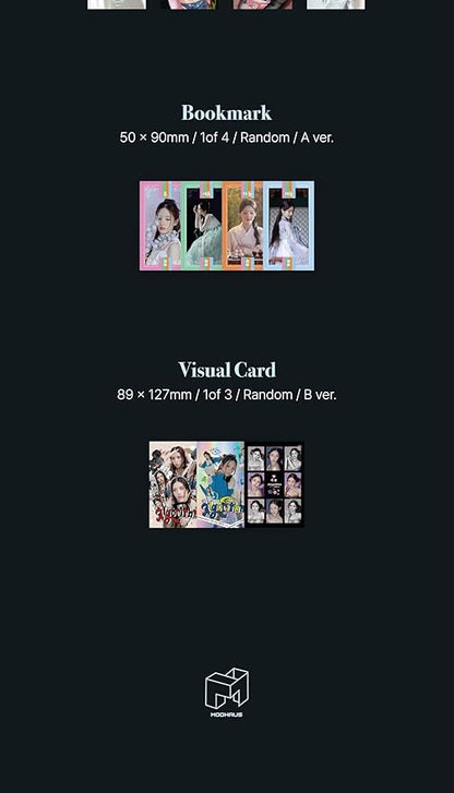 HEEJIN K 1st Mini Album CD+Booklet+Special Class objekt+Sticker+Folded Poster on Pack+Clear photocard+Photo Stand+Tracking Sealed (Random Version)