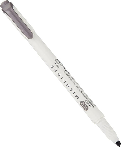 Zebra Mildliner Double Ended Highlighter, Assorted Ink Colors, Bold-Chisel/fine-Bullet Tips, Assorted Barrel Colors, 10/set