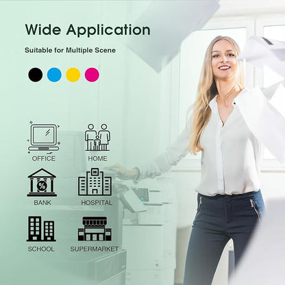 Clorisun 952 952XL Compatible for HP 952XL Ink Cartridges Combo Pack 952 XL Ink Cartridges for HP Printers OfficeJet Pro 8710 7740 8720 8715 8210 8740 8702 Printer(Black Cyan Magenta Yellow, 4-Pack)