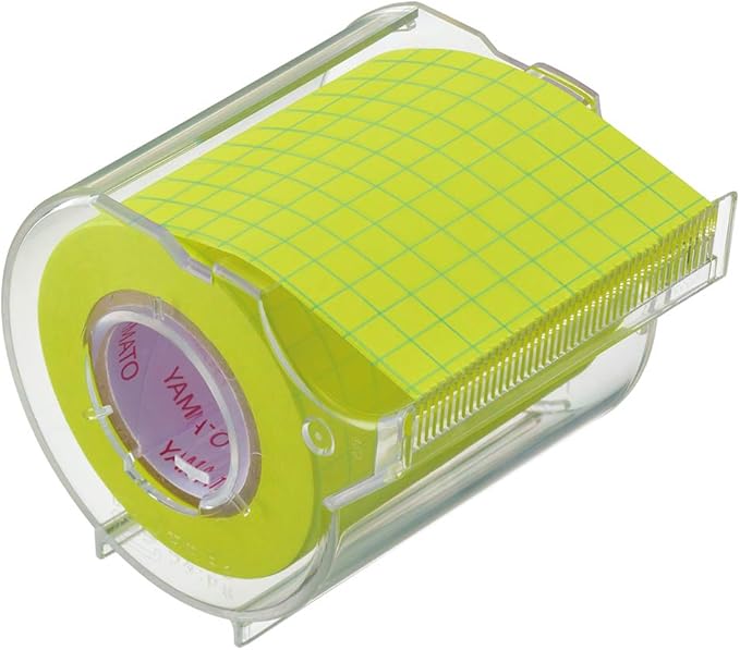 Yamato NRK-50CH-LH Sticky Notes, Roll Tape, Square Type, Notebook, 2.0 inches (50 mm) Wide with Cutter