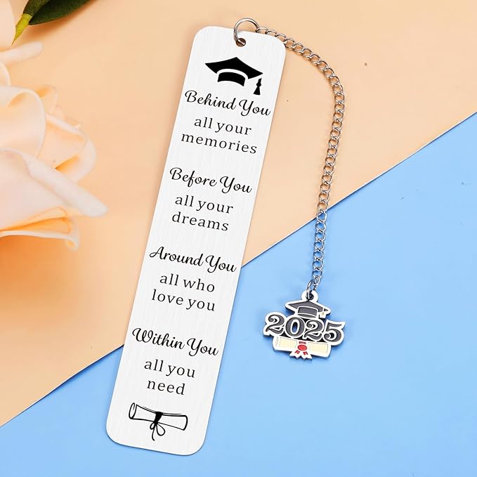 Class of 2025 Graduation Bookmark 2025 Graduation Gifts for Him Her Middle School High School College Graduation Gifts Ideas Senior 2025 Gifts for Student Last Day of School Gifts for Teens Boys Girls