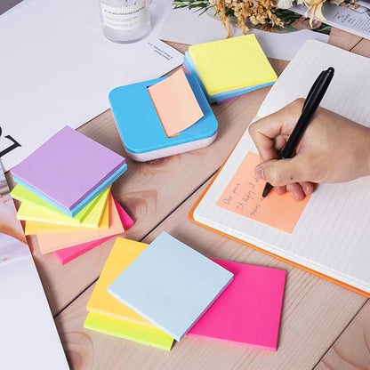 (16 Pack) Pop Up Sticky Notes 3x3 in Post Accordion Stickies Super Sticking Power Memo Pads Bright Colors