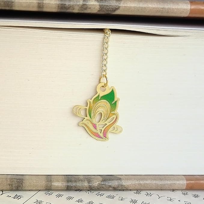 MOZART Gift Box Phoenix Chinese Style Brass Bookmark Classical Mythological Characters Mountain and Sea Sutra Series Creative Cultural Copper Bookmark Metal Bookmarks