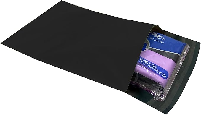 Colored Poly Mailers Pack of: (Black, 6" x 9" pack of 200) Be creative with your packaging with Colored mailers