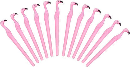 20pcs Flamingo Gel Ink Pens 0.5 mm Black Ink Novelty Pens for Child, Women, Coworkers Kids Office School Home Wedding Bridal Shower Students Teachers Employees Gifts Party Supplies (Pink 20pcs)