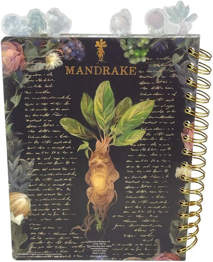Innovative Designs Harry Potter Tab Journal Notebook, Herbology - Spiral Bound, 144 Lined Pages, 8 x 7 inches