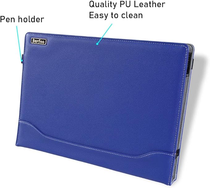 Laptop Case Cover Compatible with Dell Inspiron 16 Plus 7610 7620 7630 7640 16 inch Notebook Sleeve PU Leather Stand Hard Protective Skin