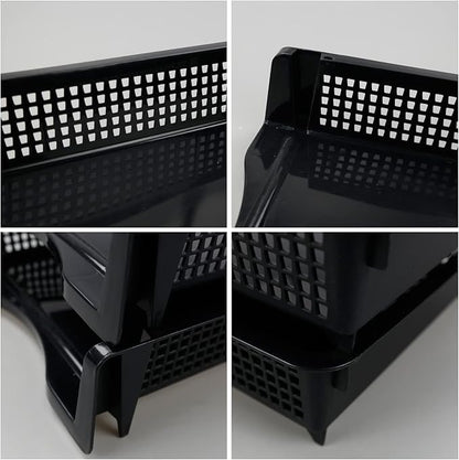6 Layers Stackable Office Paper Tray, Plastic Stackable Letter Tray