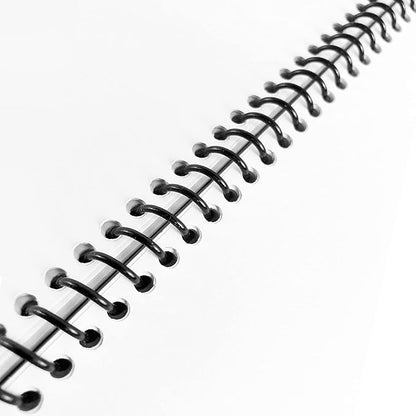 TOTiyea 100 Pack Plastic Binding Coils,115 Sheet Capacity,14mm (9/16") Binding Spirals,4:1 Pitch Letter Size (8.5x11 Inches) Black Color Plastic Binding Spirals