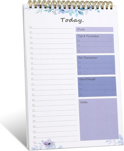 To Do List notepad - To Do List Notebook for Work with 52 Sheets, Undated Daily Planner Perfect for Daily Tasks and Goal Setting, To Do List Notepad Suitable for Office, Desk, Classroom,