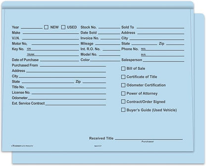 Heavy Duty Deal Jackets - Blue (100 Shrink Wrapped)