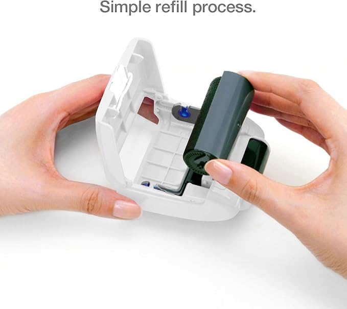 Identity Theft Prevention Security Stamp Wide Roller Security Stamp Kits (White)