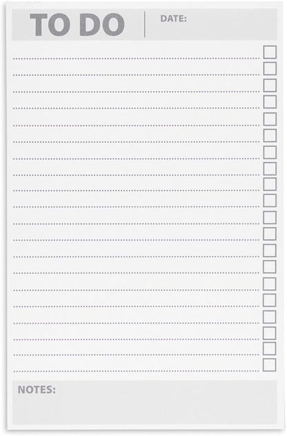 Paper Junkie 6 Pack To Do List Notepads, Daily Reminder Checklist (8.5 x 5.5 In, 60 Sheets Each)