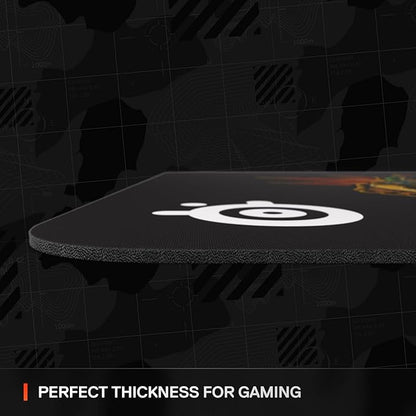 SteelSeries QcK Gaming Mouse Pad — Call of Duty® Monkey Bomb Edition — Limited — Free in-Game Item — Non-Slip Rubber Base — Peak Tracking and Stability — Optimized for Gaming Sensors