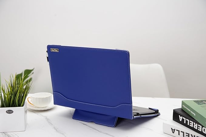 Laptop Case Cover Compatible with Dell Inspiron 16 Plus 7610 7620 7630 7640 16 inch Notebook Sleeve PU Leather Stand Hard Protective Skin