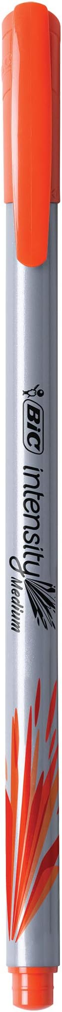 BIC Intensity Fineliner Marker Pen, Medium Point (0.7mm), Assorted Colors, 10 Count, Bold and Smooth Writing