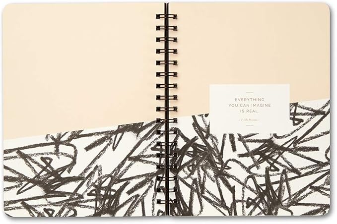 Compendium Spiral Notebook - Go out there and do something remarkable. — A Designer Spiral Notebook with 192 Lined Pages, College Ruled, 7.5”W x 9.25”H