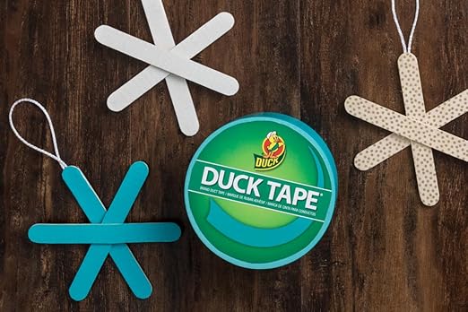 Duck Brand Printed Duct Tape, Single Roll, Burlap (283713)