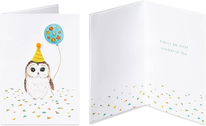 Papyrus Deluxe Boxed Birthday Card Assortment, Bright Birthday (4-Count)