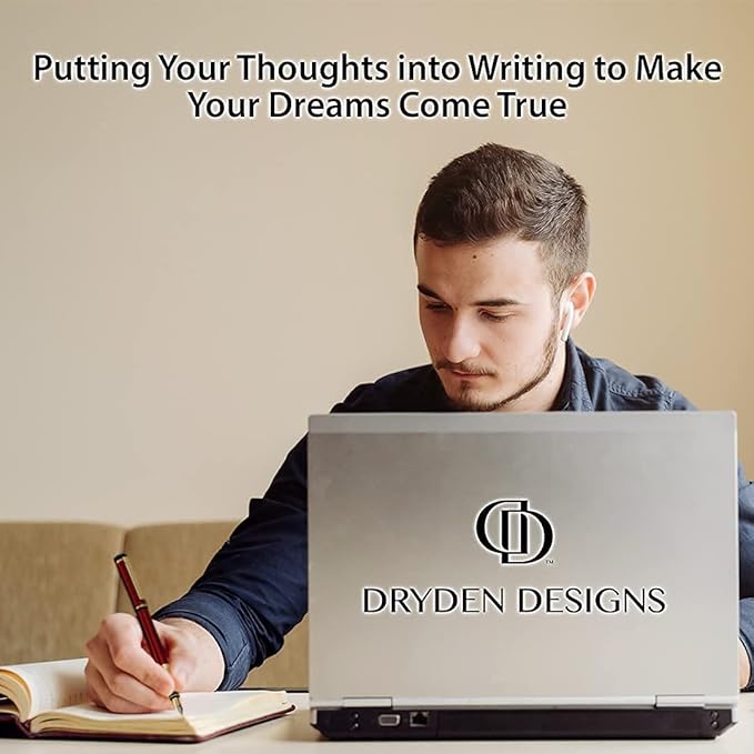 Dryden Designs Fountain Pen Medium Nib Gift Pouch - with 24 Ink Cartridges - MCM (Red)