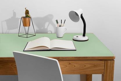 Boutilon Leather Desk Pad 47"x 24" Non-Slip Mouse Pad,Business Desk Pad,Extended Table Protector for Keyboard and Mouse,Desk Writing Pad for Office Home Working Decor (XXXL-Green)