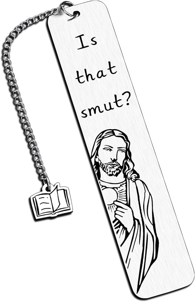is That Smutt Jesus Bookmark, Book Marks for Reading Men, Smut Bookmark, Booktok Accessories, Bookish Items, Funny Gag Bookmarks, Book Accessories for Reading Lovers, Book Lovers Gifts, Bookish Gifts