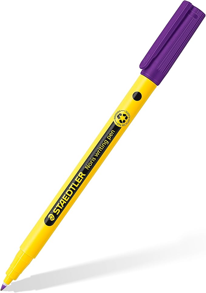 STAEDTLER 307-6 CT50 Noris Handwriting Pen - Violet (Tub of 50)
