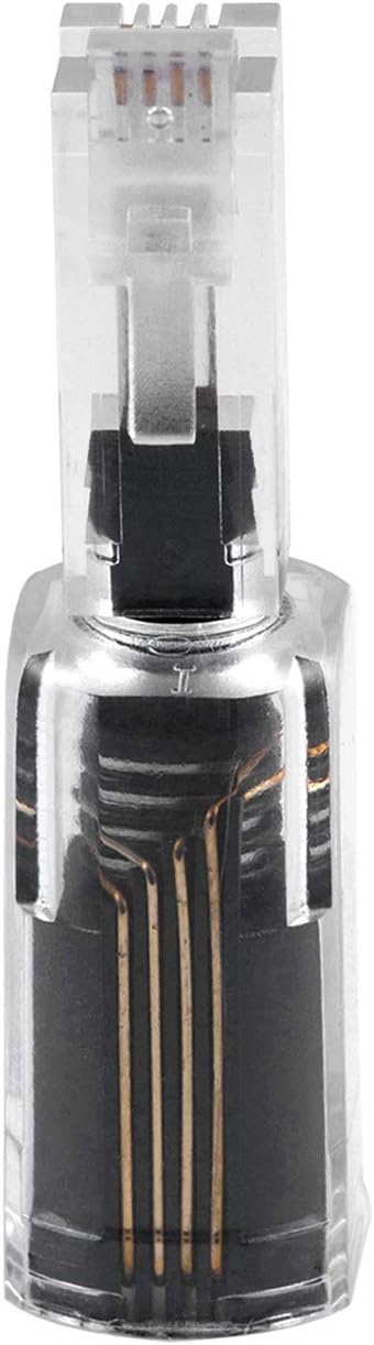 Power Gear Telephone Cord Detangler, Tangle-Free 360 Degree Rotation, Plug into Landline Phone Handset, for Use in Home or Office, All Brands, Black, 27637