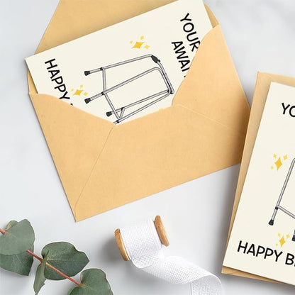 Funny Birthday Card | Funny Birthday Cards for Men, Women, Dad, Mom, Brother, Sister, Friends, Family, and Anyone | Unique Birthday Decorations & Gifts | Happy Bday Card