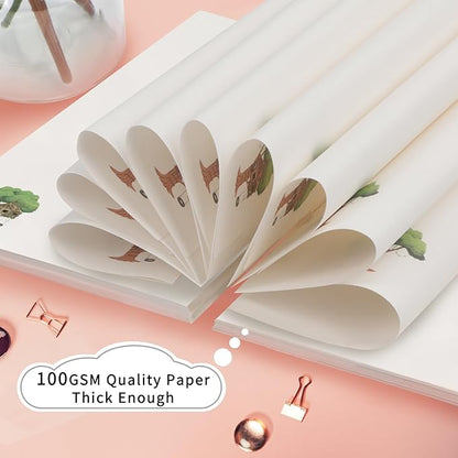 A6 Refills Paper, A6 Binder Planner Loose Leaf Paper,90 Sheets (180 Pages) 6-Hole Notebook Refills for 6-Ring Refillable A6 Ring Binder Notebook Planner, Blank Paper with Pattern