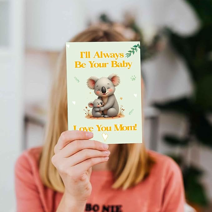 Cheerin Mother's Day Card for Mom - Heartfelt Mother's Day Greeting Card with Envelope - Perfect for Mother, Stepmom or Grandma from Daughter or Son