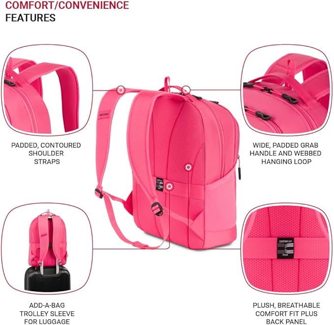 SwissGear Orientation, Pink, 17.75-Inch