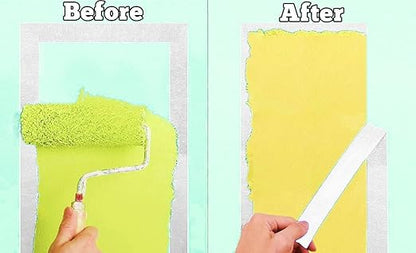 4 Pack White Artist Tape - Art Masking Tape for Watercolor Paper, Canvas Acrylic Painting, Curves, Framing, Paint, Gouache, Console - Acid Free Drafting Tape 0.60" Wide - 360FT Total