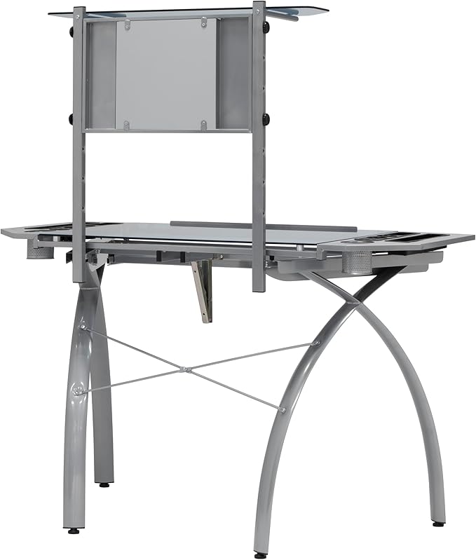 Studio Designs Futura Tower, Silver/Blue Glass