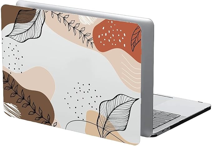 Compatible with 12 Inch MacBook A1534, Tropical Leaves Hard Plastic Shell Cover Case