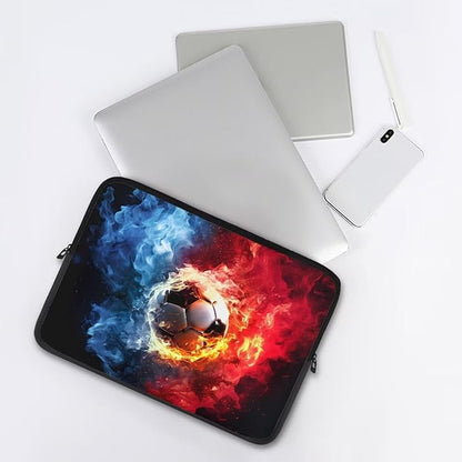 Football Laptop Sleeve for Men Boys 12 inch Lap Top Case Slightly Laptop Pouch with Humanize Design Computer Carrying Case Easy to Clean Laptop Accessories Water and Flame Tablet Bag