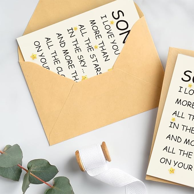 Birthday Card for Son | Son Birthday Card | Birthday Card Son | Son Birthday Card from Mom, Dad, and Parents | Funny & Happy Birthday Card for Adult Son | Birthday Gifts for Son