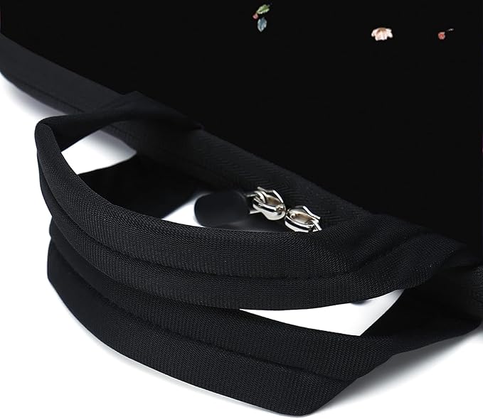 11.6" 12.2 inches Laptop Sleeve Chromebook Case Ultrabook Case Notebook Sleeve Tablet Case Neoprene Handle Sleeve for Men Women, Two Pockets Fit Apple MacBook Air Samsung Acer HP DELL(Flowers)