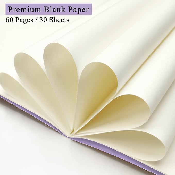 6 Pack Blank Books for Kids - 5.5"x 8.3", 60 Pages - Small Notebooks Bulk, Girls Journals for Drawing & Writing, Sketchbooks w/Colorful Soft Cover, Unlined Paper, A5 Travel Size (Dark)