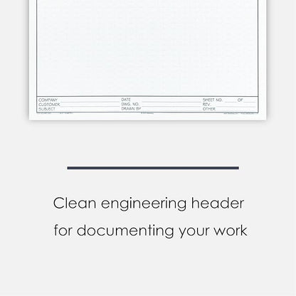 11" x 17" Isometric Graph Paper 50 Sheets Portrait - 0.25" Grid, Non-photo Blue, High Brightness, Drafting, Engineering, Art, 3D Design (1-Pack)