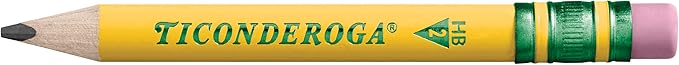 Ticonderoga My First Short Triangular Wood-Cased Pencils Bundle With Striped Wood-Cased Pencils, 4 And 10 Count