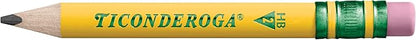 Ticonderoga My First Short Triangular Wood-Cased Pencils Bundle With Striped Wood-Cased Pencils, 4 And 10 Count