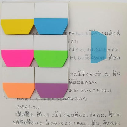 Sticky Index Tabs 1 Inch Page Markers Flags Page Notes Sticker Page Tabs Sticky Tabs for Binders Bookmarks Notebooks File (360pcs)