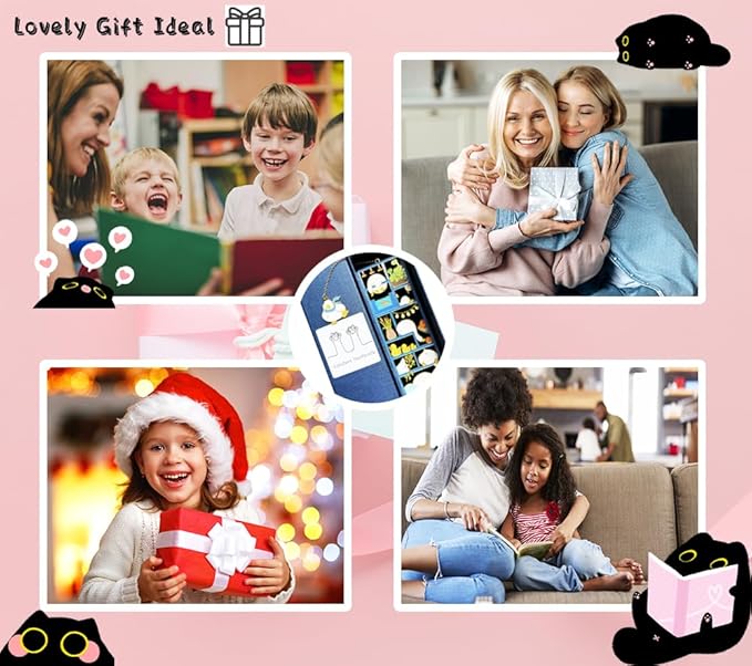 Metal Cat Bookmarks with Gift Box, Cat Pendent Book Markers for Book Lovers Bestfriend Cute Birthday Gifts Appreciation Gifts Mothers Day Teacher Student Gifts (Duck)