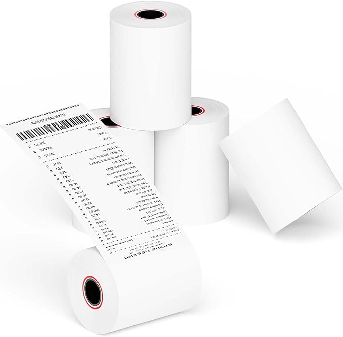 2 1/4'' x 85' Thermal Receipt Paper, 100 Rolls