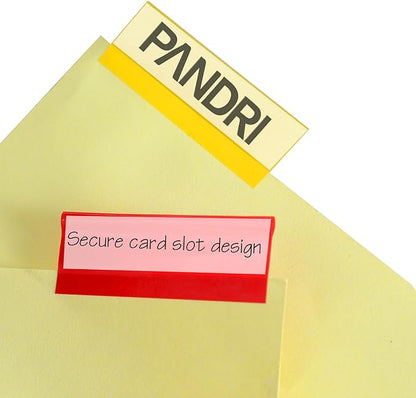 Binder Divider, PANDRI 200 Pack Binder Index Dividers with 5 Tabs and Sticky Notes, Letter Size Paper Binder Divider for School Office Home Business