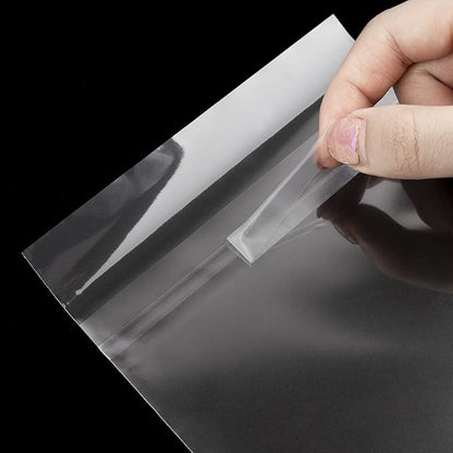 AUEAR, 200 Pack (11-3/8" x 14-3/16") Acid-Free Crystal Clear Sleeves Storage Bags for 11x14 Prints/Pictures/Photos/Framing Mat Mattes