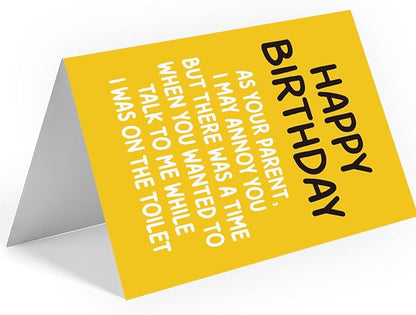 Birthday Card for Son & Daughter | Son & Daughter Birthday Card from Mom, Dad, and Parents | Funny & Happy Birthday Card for Adult Daughter & Son | Birthday Gifts for Son & Daughter