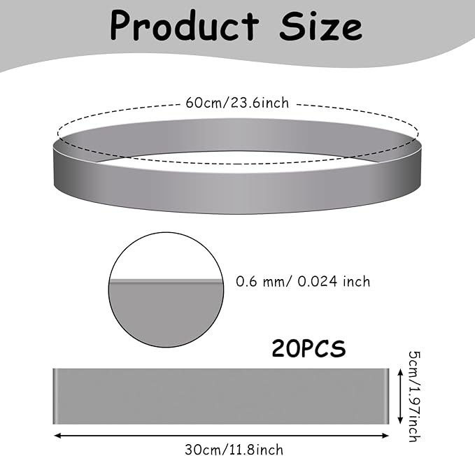 20 Pack Chair Bands for Kids with Fidgety Feet, ADHD Tools for Kids, ROOKEA Sensory Room Must Haves for ADHD Kids Fidget Chair Bands Autism Classroom Must Haves ADHD Tools for Classroom Home Chairs